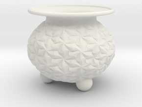 Vase 1429N in White Natural Versatile Plastic