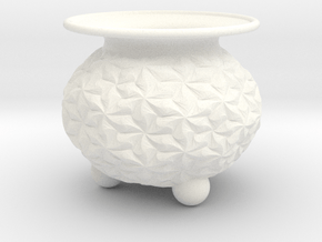 Vase 1429N in White Smooth Versatile Plastic