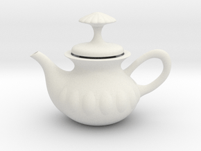 Decorative Teapot in White Natural TPE (SLS)