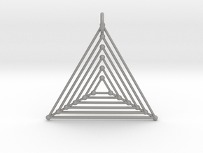 Nested Triangles Pendant in Accura Xtreme
