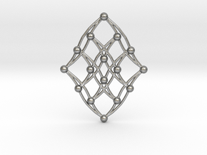 Hasse D. Pendant in Natural Silver