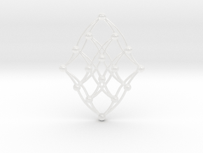 Hasse D. Pendant in Clear Ultra Fine Detail Plastic