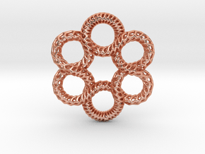 2SK Pendant in Natural Copper