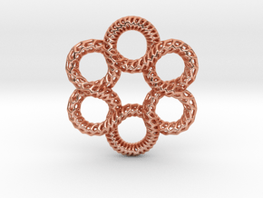 2SK Pendant in Polished Copper