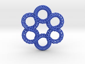2SK Pendant in Blue Smooth Versatile Plastic