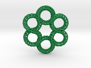 2SK Pendant in Green Smooth Versatile Plastic