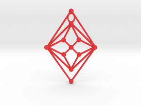 GH Pendant in Red Smooth Versatile Plastic