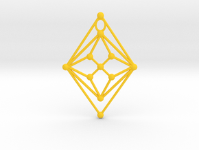 GH Pendant in Yellow Smooth Versatile Plastic