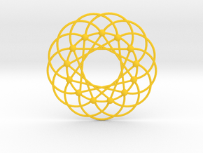 Paley Pendant in Yellow Smooth Versatile Plastic