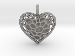 Inner Heart Pendant in Accura Xtreme