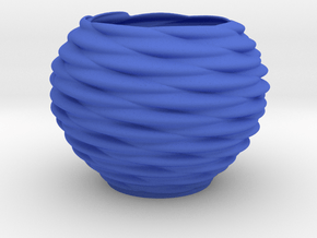 Vase Pn1633 in Blue Smooth Versatile Plastic