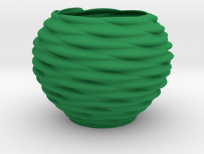 Vase Pn1633 in Green Smooth Versatile Plastic