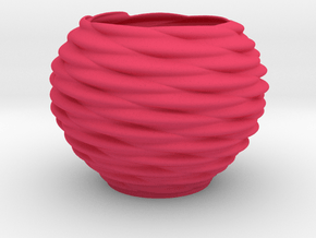 Vase Pn1633 in Pink Smooth Versatile Plastic