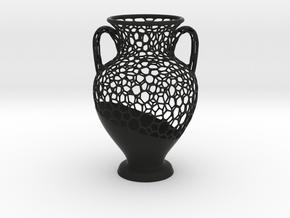 Wire Amphora in Black Smooth PA12