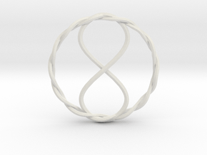 Infinity Pendant in PA11 (SLS)