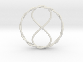 Infinity Pendant in White Natural TPE (SLS)