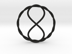 Infinity Pendant in Black Natural TPE (SLS)