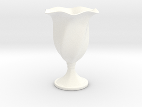 Goblet in White Smooth Versatile Plastic