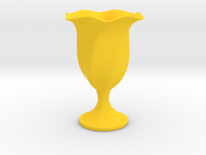 Goblet in Yellow Smooth Versatile Plastic
