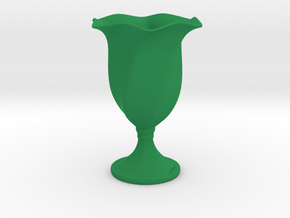 Goblet in Green Smooth Versatile Plastic