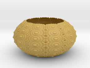 Sea Urchin Bowl in Tan Fine Detail Plastic