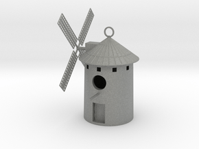 Spanish Windmill Birdhouse in Gray PA12
