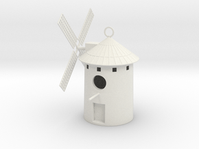 Spanish Windmill Birdhouse in PA11 (SLS)