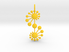 Oxfordshire CC Pendant in Yellow Smooth Versatile Plastic