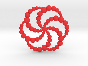 Solsbury CC Pendant in Red Smooth Versatile Plastic