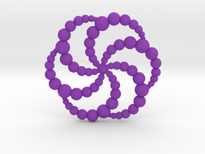 Solsbury CC Pendant in Purple Smooth Versatile Plastic