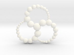 Trottiscliffe CC Pendant in White Smooth Versatile Plastic