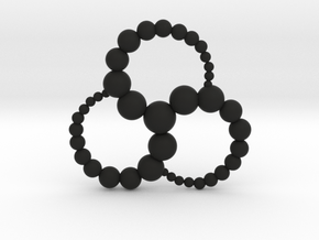 Trottiscliffe CC Pendant in Black Smooth Versatile Plastic