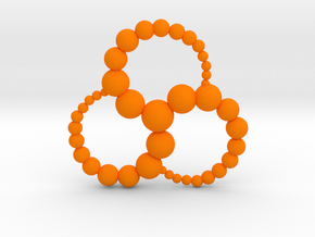 Trottiscliffe CC Pendant in Orange Smooth Versatile Plastic