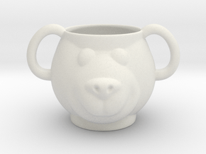 Bear Decorative Mug  in PA11 (SLS)