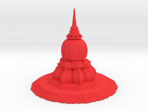 Pagoda in Red Smooth Versatile Plastic