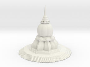 Pagoda in White Natural TPE (SLS)