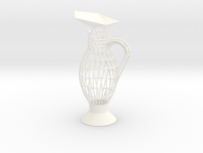 Vase Evo1750 in White Smooth Versatile Plastic