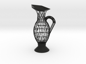 Vase Evo1750 in Black Smooth Versatile Plastic
