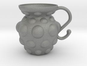 Decorative Mug in Gray PA12 Glass Beads