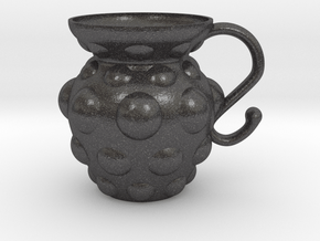 Decorative Mug in Dark Gray PA12 Glass Beads