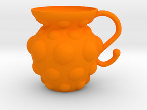 Decorative Mug in Orange Smooth Versatile Plastic