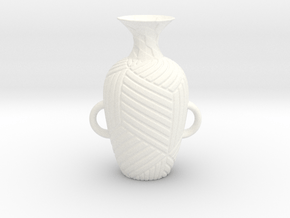 Vase 182Inc in White Smooth Versatile Plastic