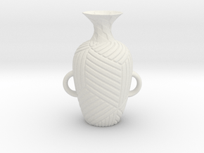 Vase 182Inc in White Natural TPE (SLS)