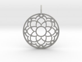 Flower Mandala Pendant in Accura Xtreme