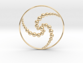 3ACC Pendant in 9K Yellow Gold 
