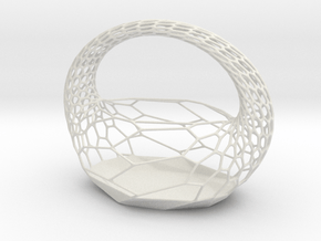 Tissue Basket in White Natural TPE (SLS)