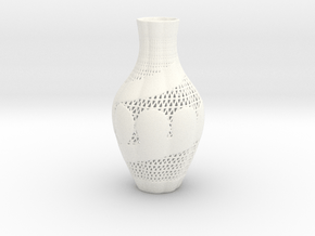 Vase 10433 in White Smooth Versatile Plastic