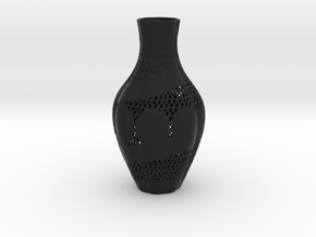 Vase 10433 in Black Smooth Versatile Plastic