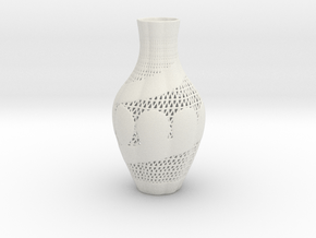 Vase 10433 in White Natural TPE (SLS)
