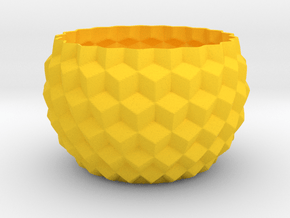 Planter in Yellow Smooth Versatile Plastic